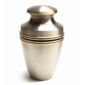 Хит продаж латунная урна для кремации золы традиционная хранилища людей Премиум-Качества в латунном металле