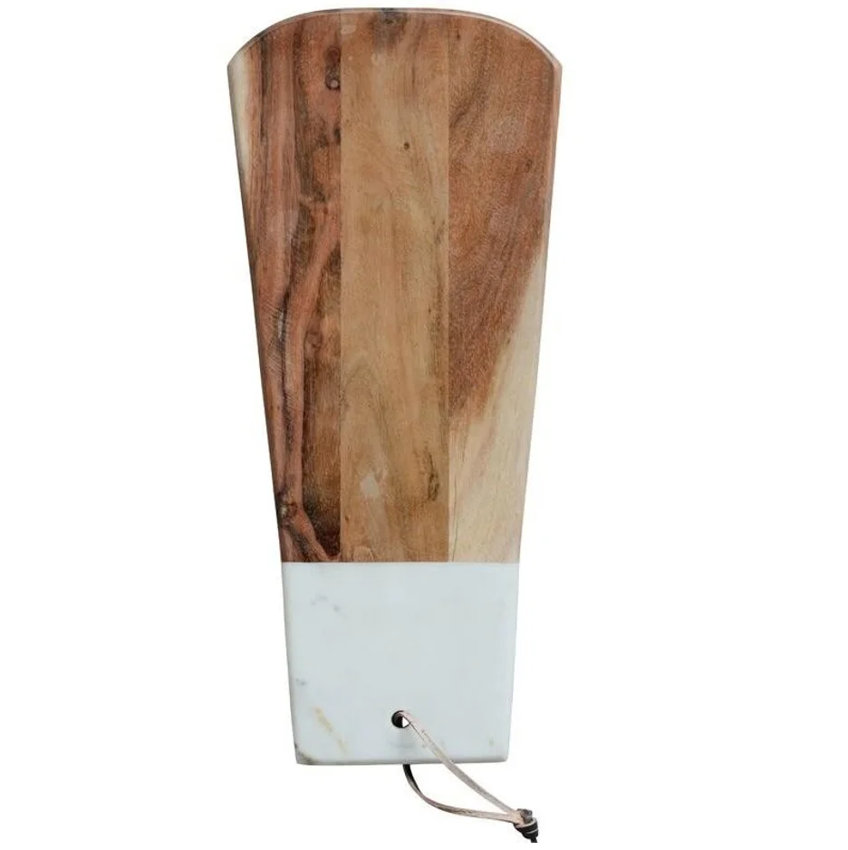 Традиционная винтажная разделочная доска с ручкой из веревки