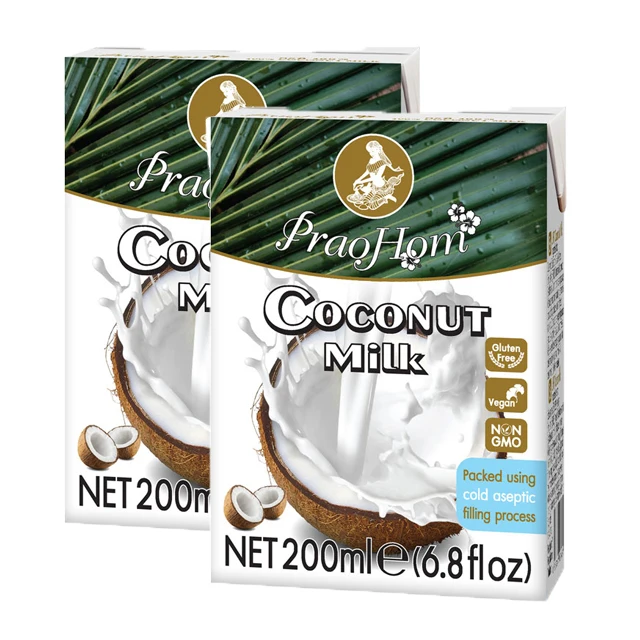Thailand Hot Product Coconut Milk UHT with Vegan, Gluten Free and Non GMO Packed Using Cold Aseptic Filling Process