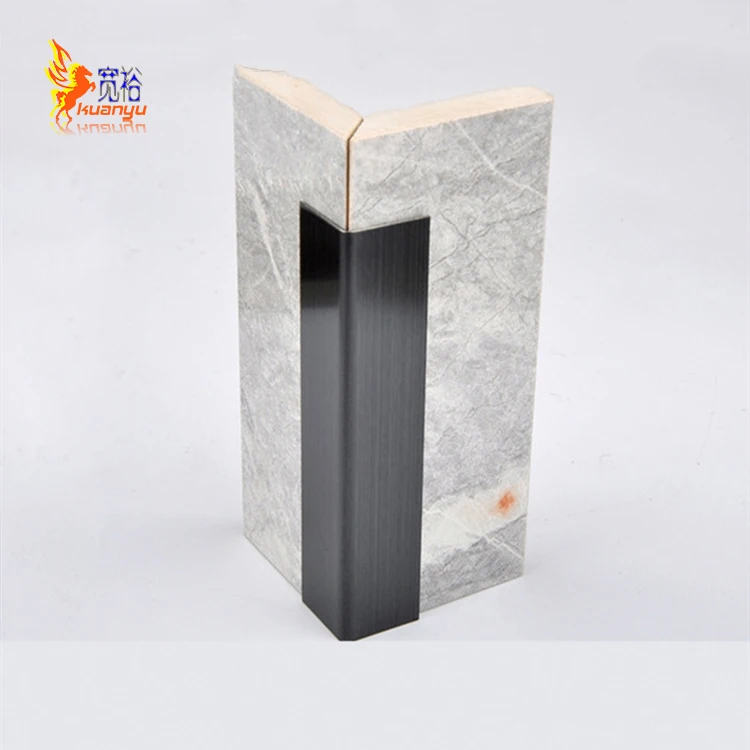 
Free Sample OEM Logo Customized Stainless Steel Laser Cut Decorative Divider Outdoor Metal L Shape trim 