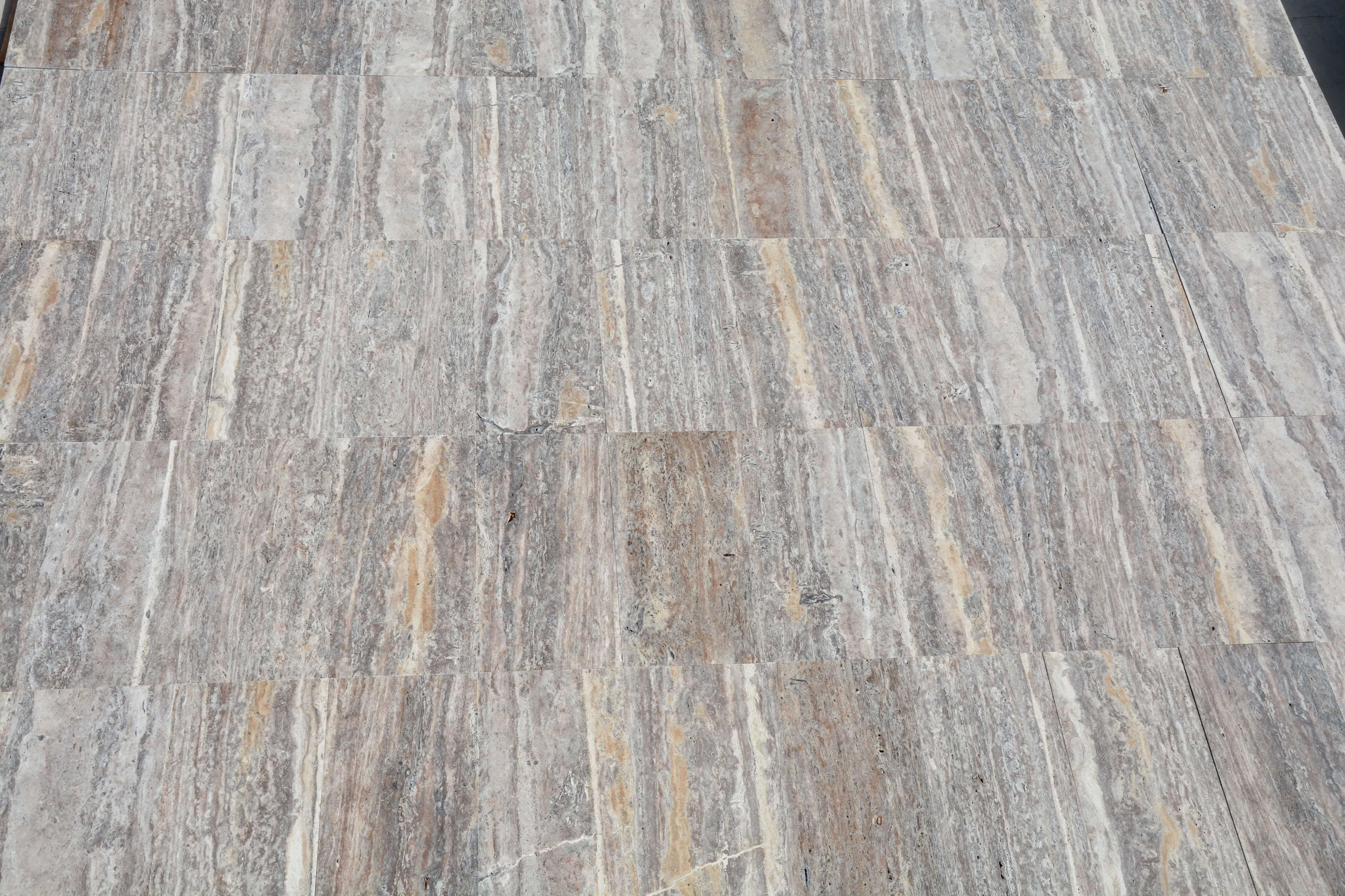 Afyon Grey Silver Vein Cut Turkish Travertine Tiles Classic Silver Fantastic Silver Travertine Titanium Blend Travertine