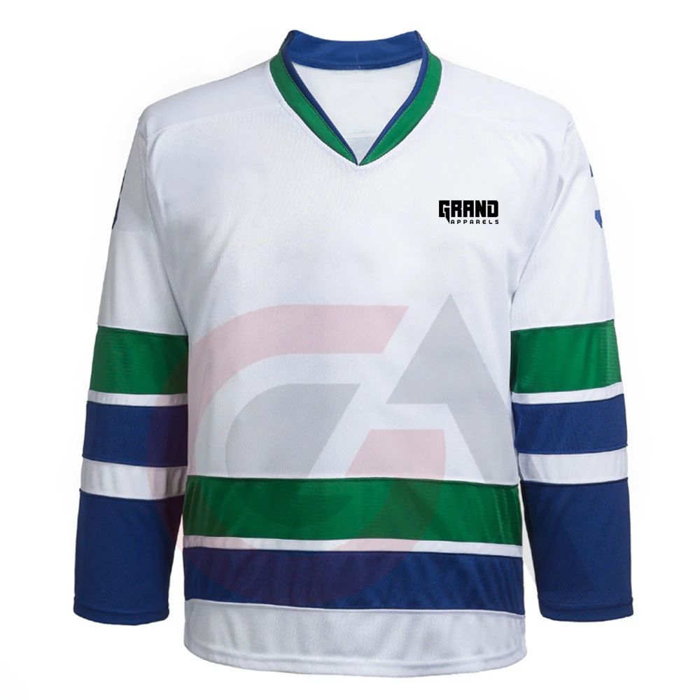 
Men custom polyester sublimation printing custom ice hockey jersey 