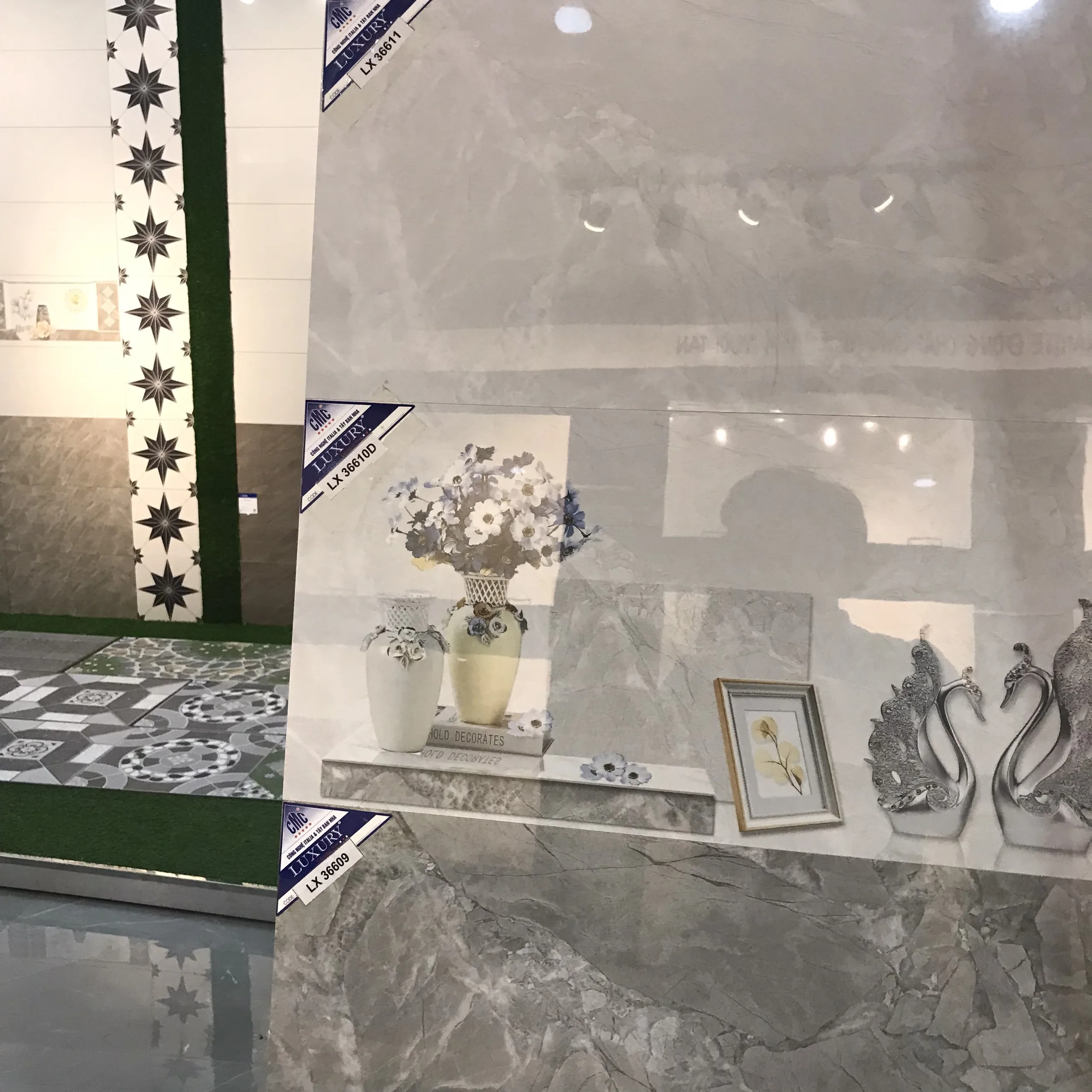 CMC глазурованная полированная керамическая мраморная настенная плитка оптом