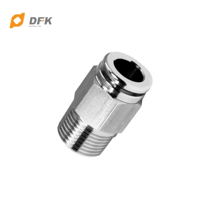 Нажимные пневматические фитинги из нержавеющей стали штекерные разъемы