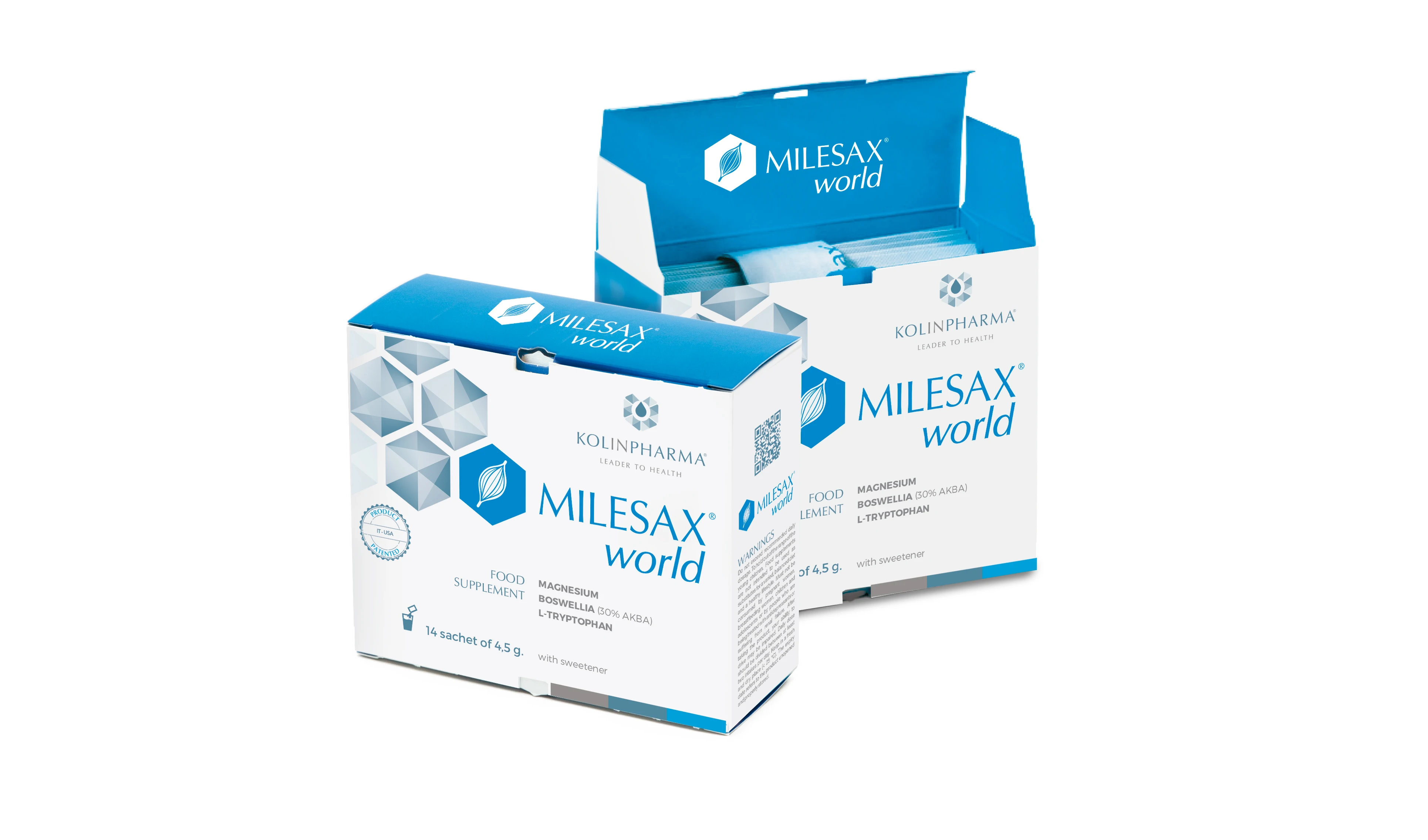 OEM italian origin 14 sachets herbal supplements healthcare food supplement for muscle contracture