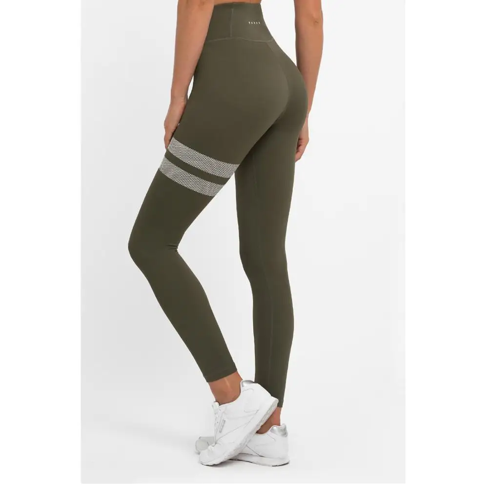 sportswear customize quick dry 4 way stretch fitness high waist full length yoga leggings for women