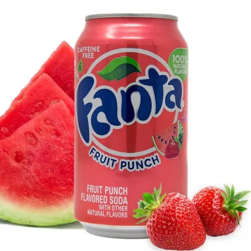 Buy American Fanta Fruit Punch 355ml Caffeine Free  export