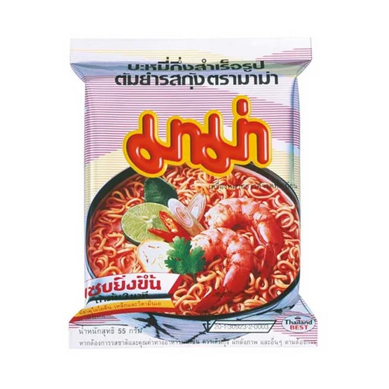 Thai Food Instant Tom Yum Shrimp Noodles