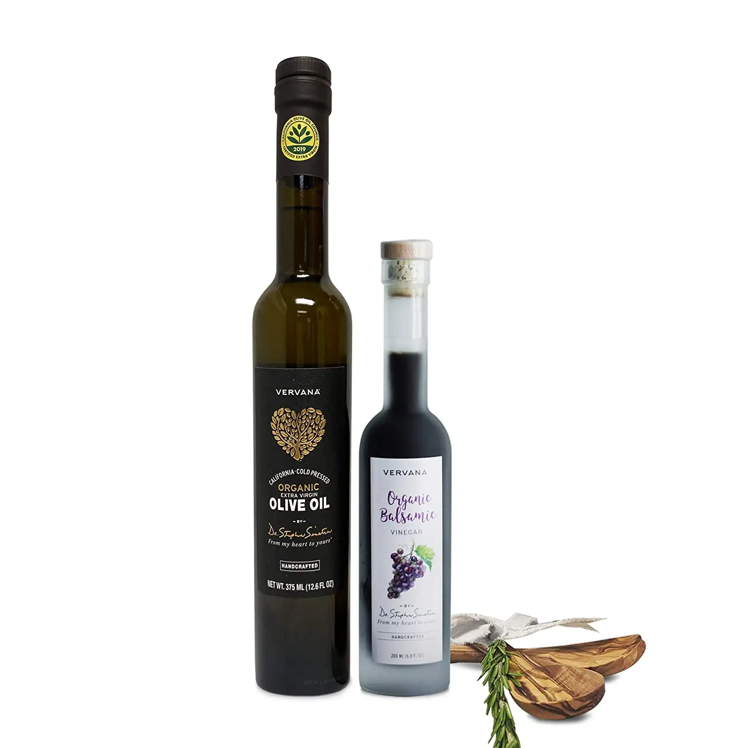  Vervana 2-Year Barrel-Aged California Organic Balsamic Vinegar - 200 ml (6.8 FL
