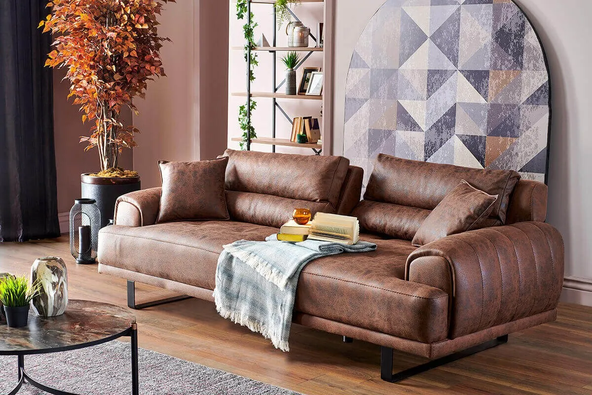 wooden Sofa Armchairs Living Furniture Wholesale Couch Velvet hygenic Seat Set Style Fabric Packing Room (ider Palermo)