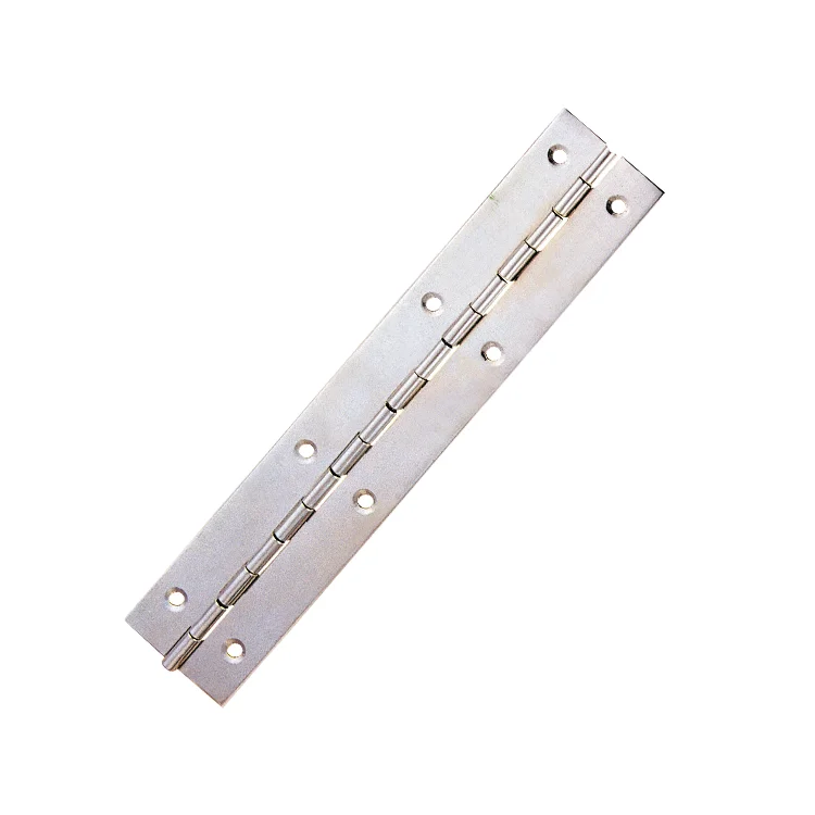 Custom Size Door Continuous Hinges Long SS Iron Steel Piano Hinge With Screws