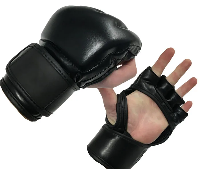 Фабричные Перчатки Для Mma Индивидуальные боксерские перчатки из искусственной кожи тренировочные