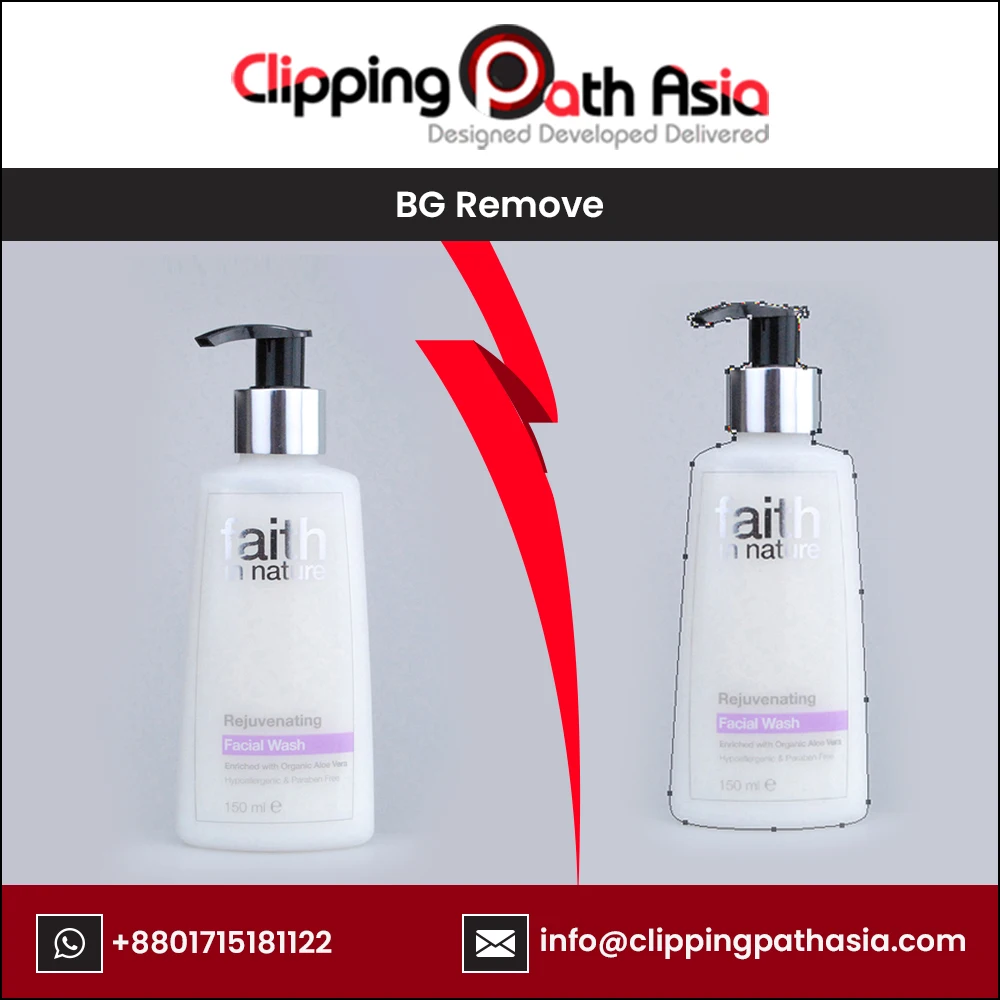 Обтравка и модель ретуши и удаление фона