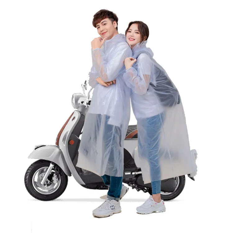 
Recyclable pvc clear white transparent outdoor camping raincoat Recyclable pvc clear white transparent outdoor camping raincoat
