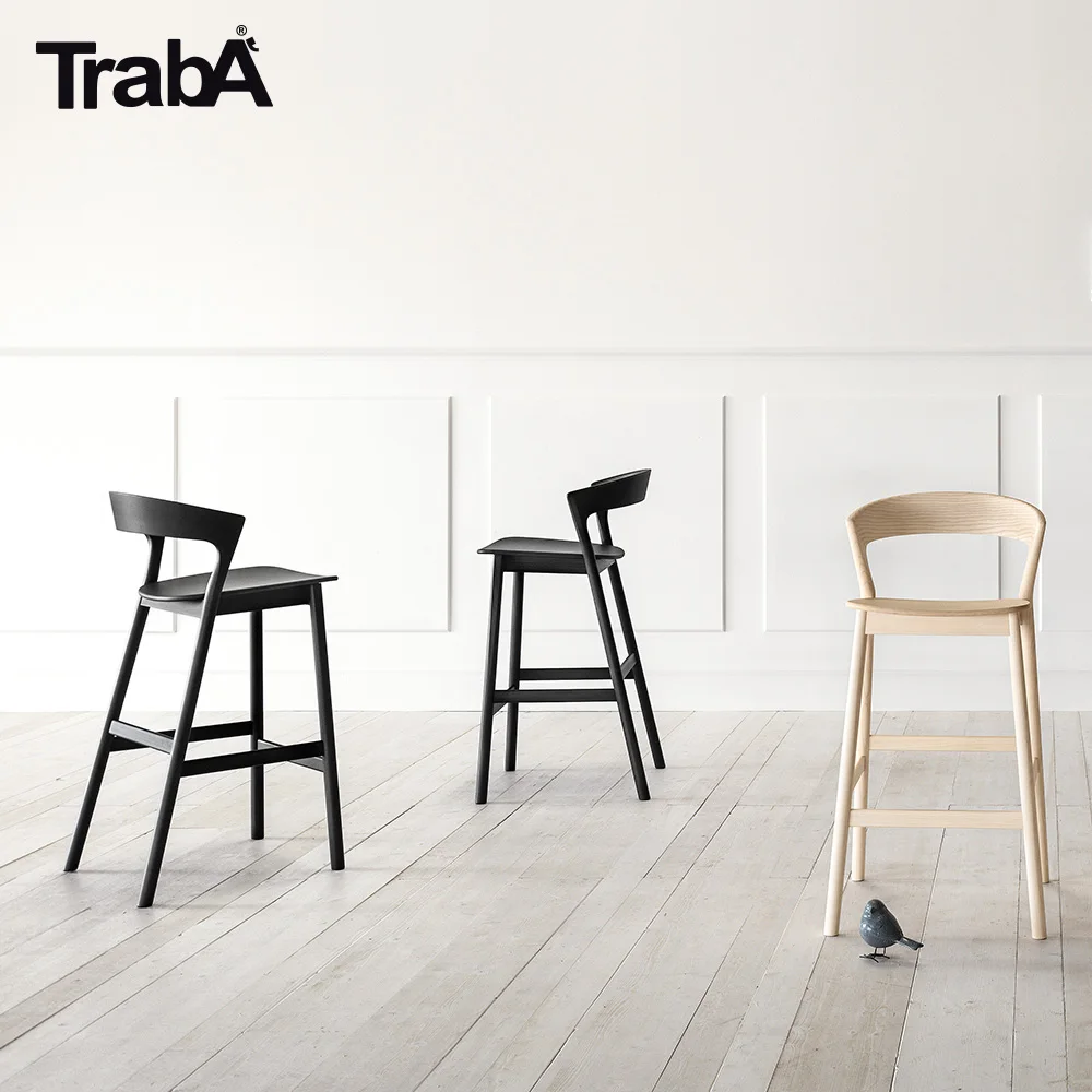 Высококачественный стул из бука или ясеня из нержавеющей стали