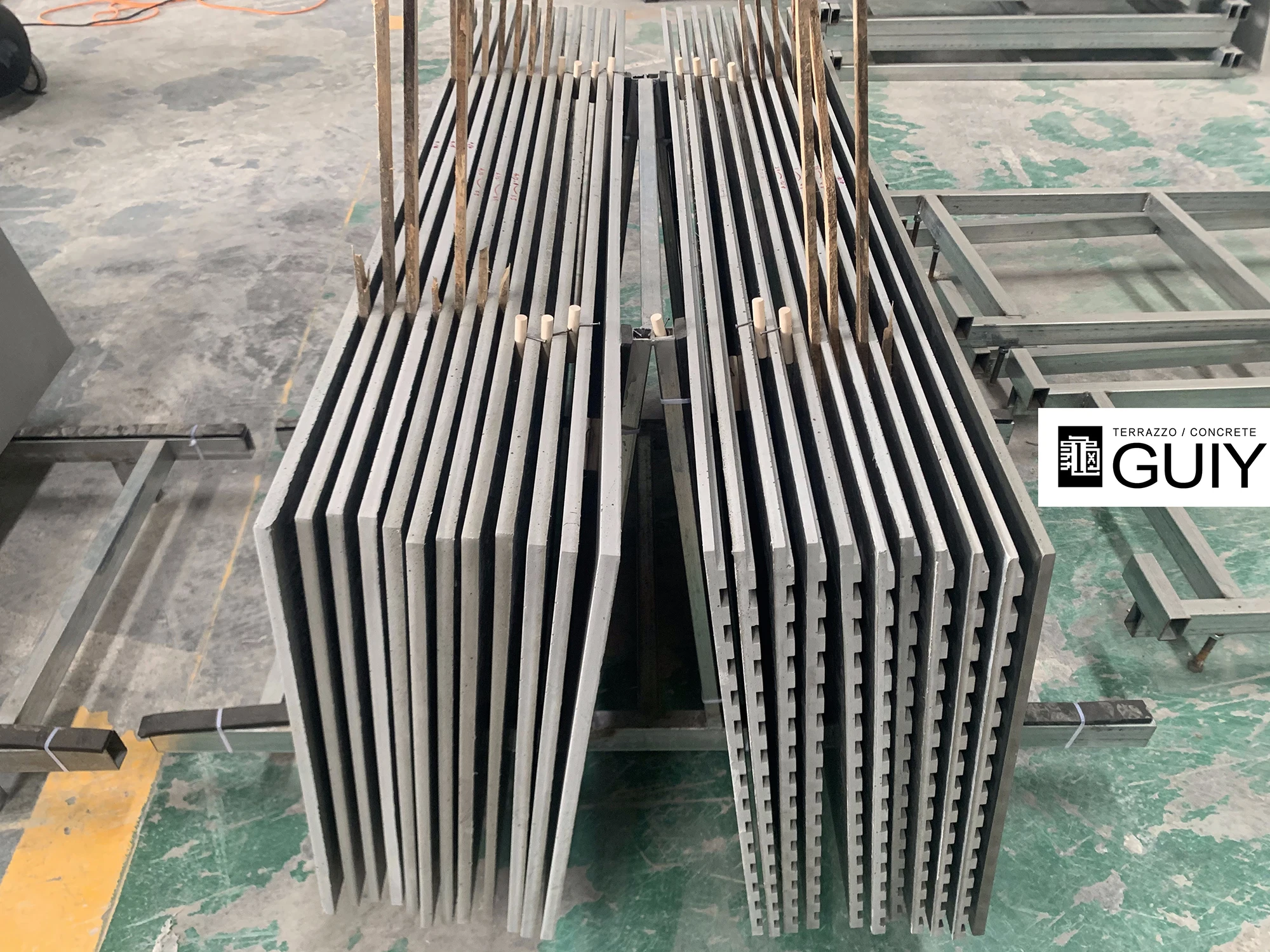 Concrete slab ready mix concrete precast place wall panel