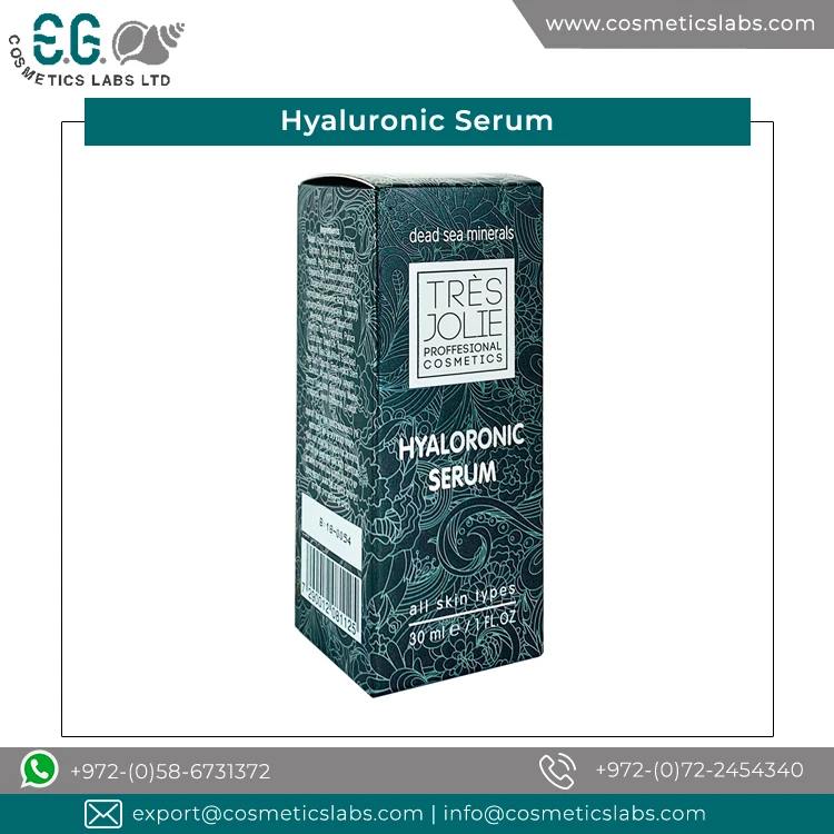 Natural Ingredients Made Face Care Anti-Aging Hyaluronic Acid Serum In Bulk Quantity