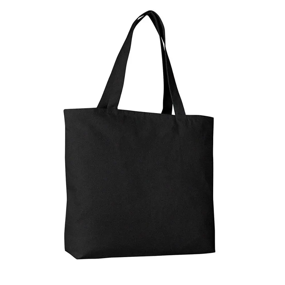 Canvas Reusable Shoulder/hand Tote Shopping Bags Heavy Canvas 10oz 12oz 100% Cotton Accept Customized Logo