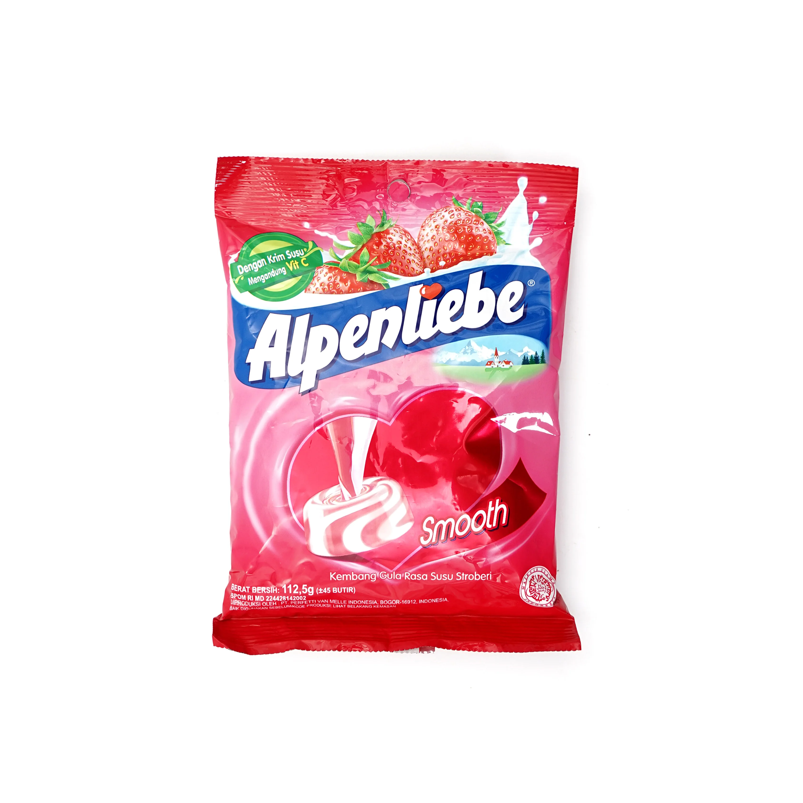 
Great Quality Alpen liebe Strawberry Candy With Caramel with Healthy Milk 