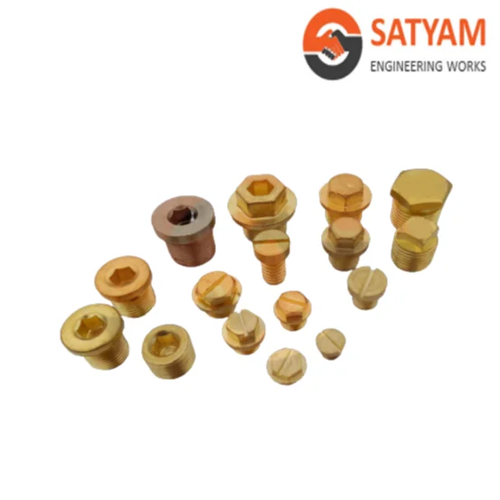 Premium Quality Brass Stop Plug With Wire Connector Brass Stopping Plug for Electrical Fittings
