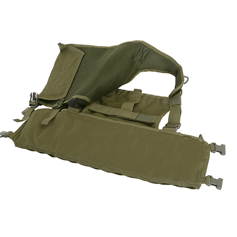 lightweight Tactical chest harness Tactical chest rig vest adjustable X harness with 5.56 9mm mag pouches