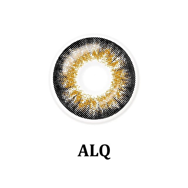 Мягкие черные и золотые контактные линзы разных цветов