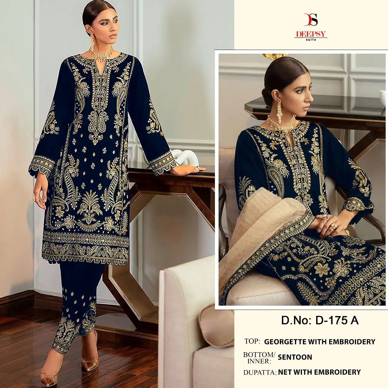 Pakistani Indian Wedding Dress Embroidered Collection Party Wear Latest Style Clothes Shalwar Kameez Hot Selling