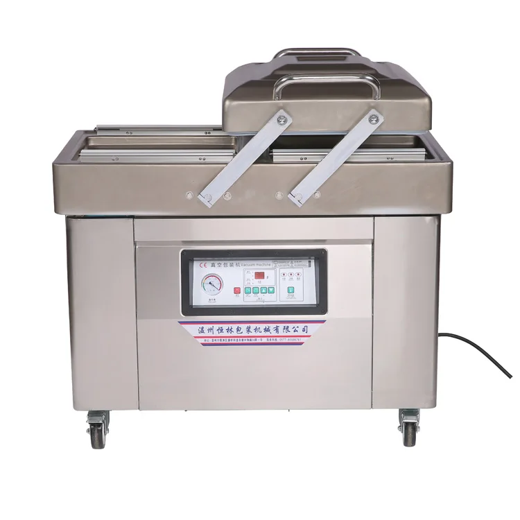 Автоматическая Большая Вакуумная упаковочная машина с двойной камерой или вакуумный упаковщик
