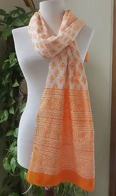 Custom Multicolor Organic  Cotton  Printed scarf Customize print scarf Fashion Ladies   for women men Scarves