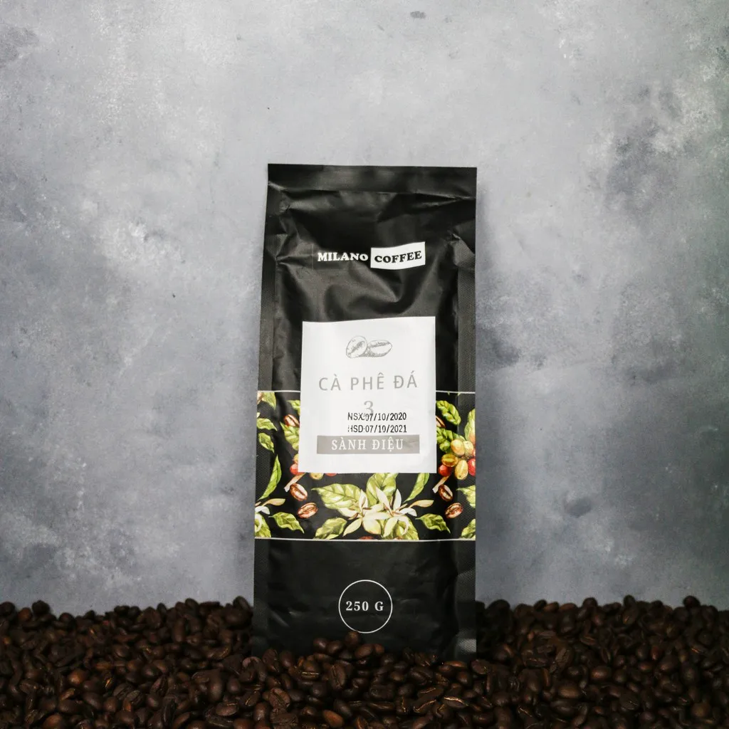 Vietnam Exported Medium Roast Level For Sanh Dieu Roasted Ground Coffee Arabica Coffee Number 3 For Drink