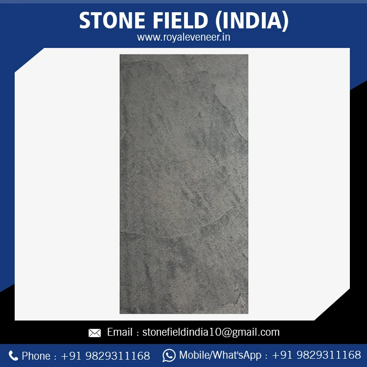 Best Custom Decorative Wall Panels Normal Opaque Steel Grey Stone Veneer Sheets Manufacturer Indian Supplier