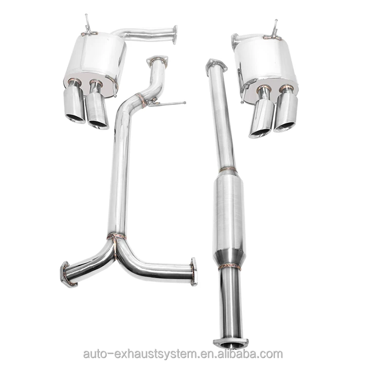 Автомобильный глушитель выхлопной трубы из нержавеющей стали Универсальная автомобильная деталь под заказ для любого автомобиля
