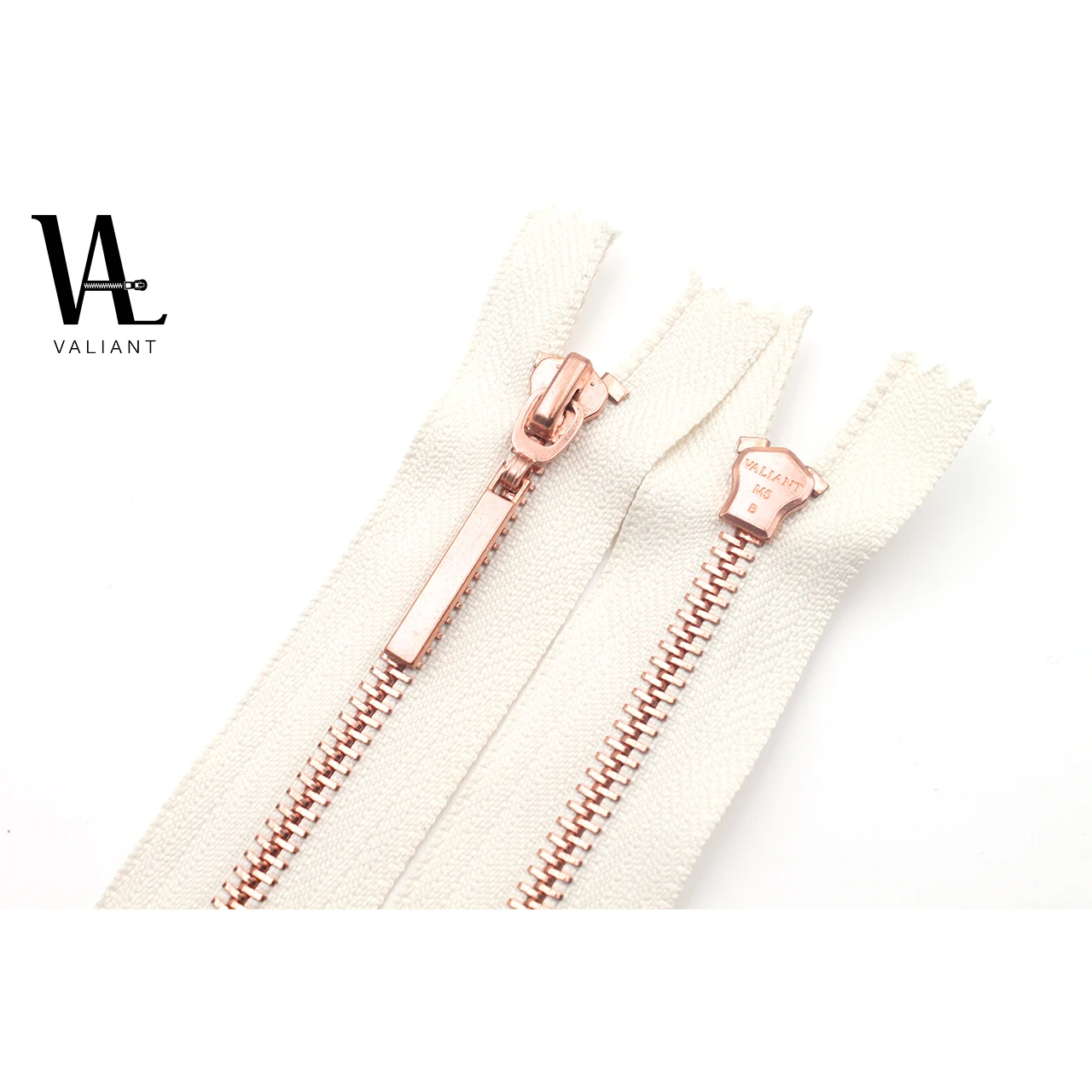 
 Модная яркая цветная лента с зубцами из розового золота #5 #8 на заказ с застежкой-молнией  