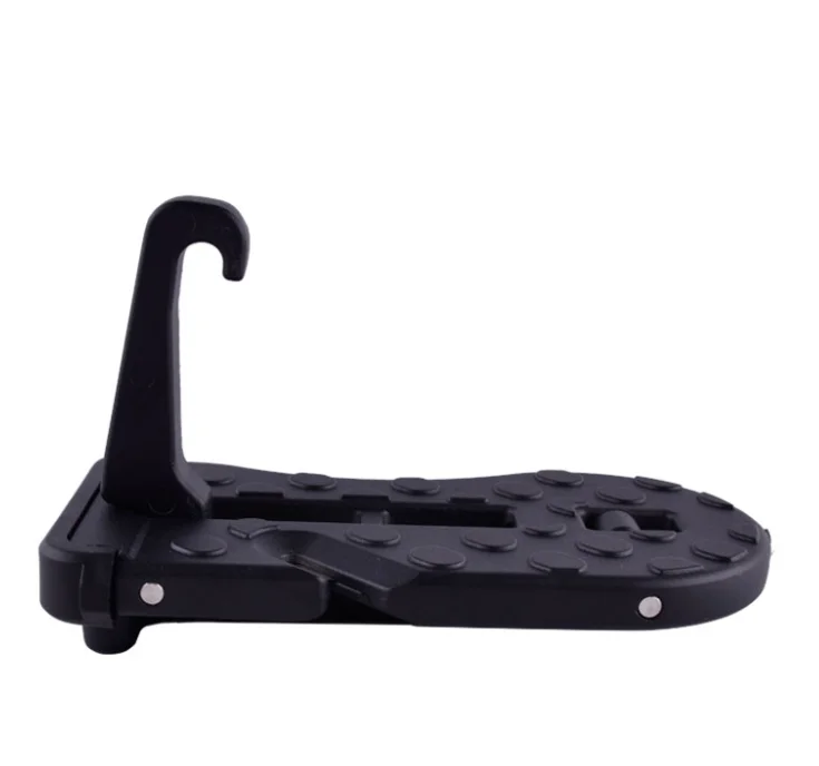 Multifunction Car Doorstep Auto Roof Rack Ladder Car Door Latch Hook Step Pedal with Glass Breaker Safety Hammer