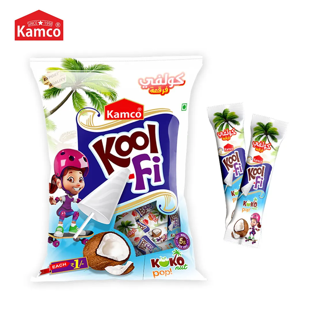 Export Quality Kool-Fi Coconut Flavored Lollipop