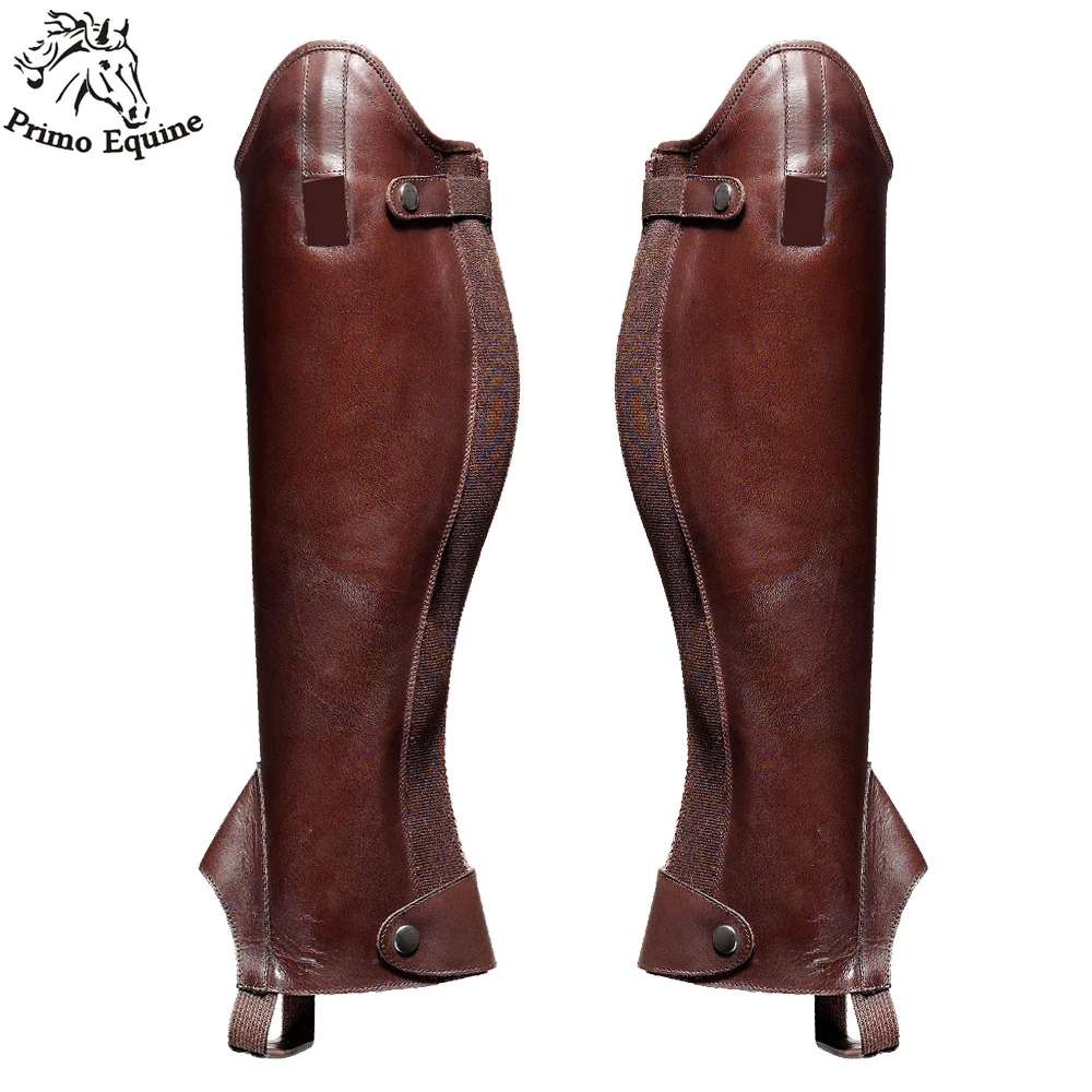 High Quality Washable leather Horse Riding Half Chaps For Universal Custom Design Half Chaps