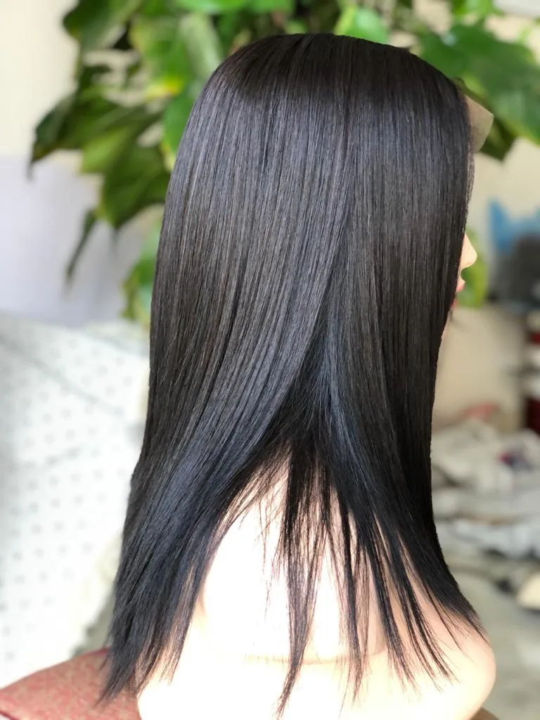 Wig bone straight Wholesale High quality Raw hair Vietnam soprano remy hair, Human hair extension