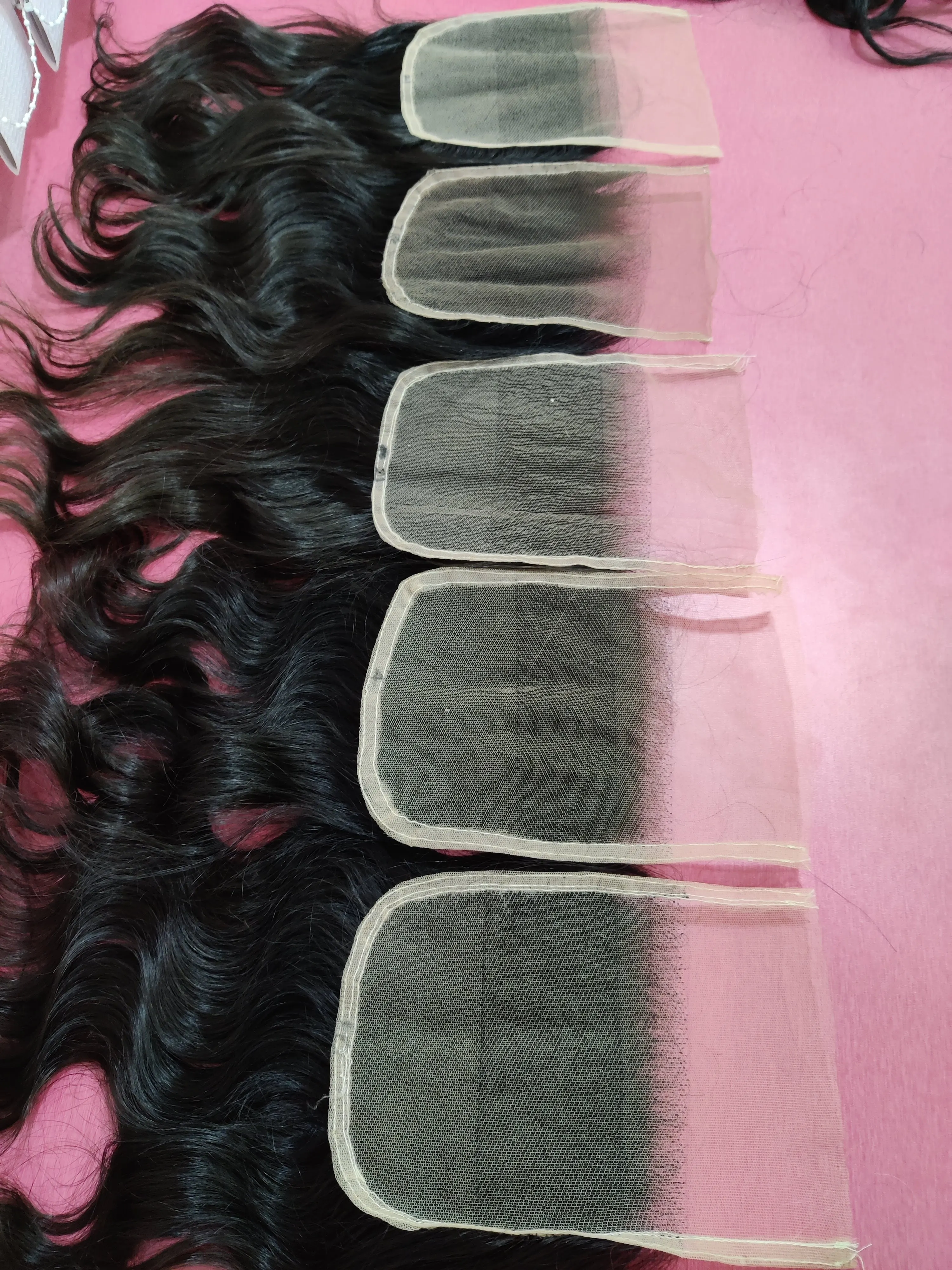 Wholesale 100% Real Virgin Remy Human Hair Extension Premium Quality 1 Piece Raw Unprocessed Indian Waves Curls Cheap Price