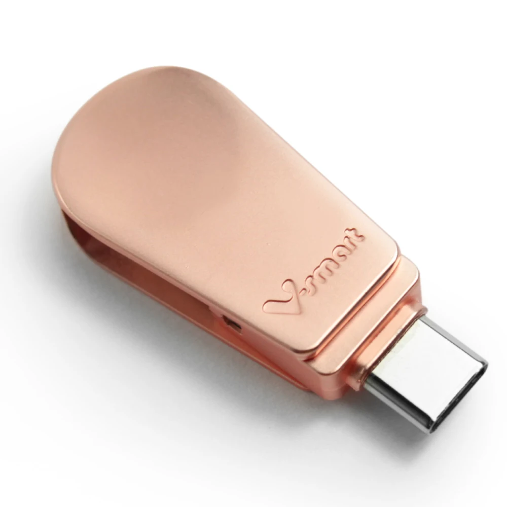 OEM металлический OTG Type C USB флэш-накопитель 16 ГБ 32 64 Гб 128