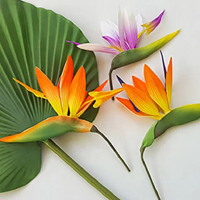 Гавайская птица из вспененного этилвинилацетата ручной работы райский цветок с распылителем специального цветного узора головка цветка и наушник