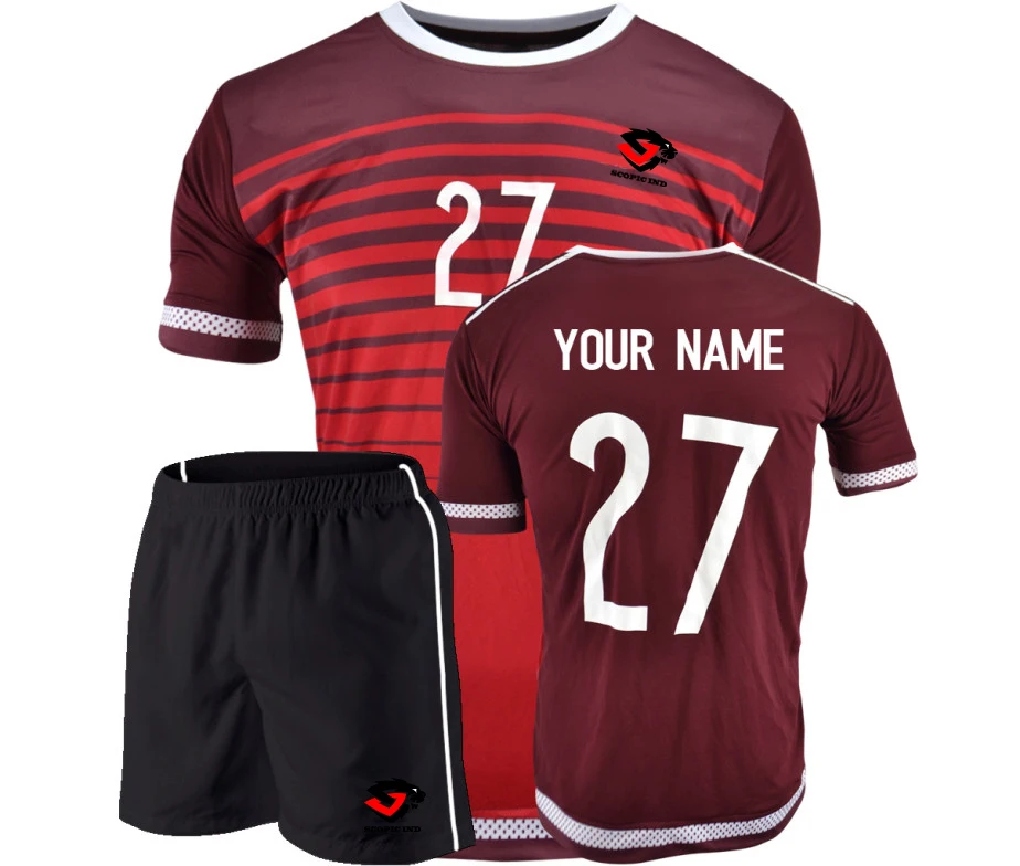 wholesale soccer jersey uniform customize design high quality polyester sublimated soccer uniform