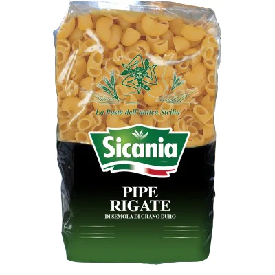 SICANIA Italian Pasta Pipe Rigate 400g/454g/500g
