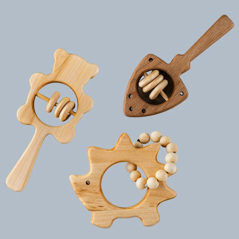 OEM - ODM Wooden rattle teething toy For Toddler Toys 6 Months 1 2 Years Old Boys Girls, Safe Toys for Kids, - Made in Vietnam