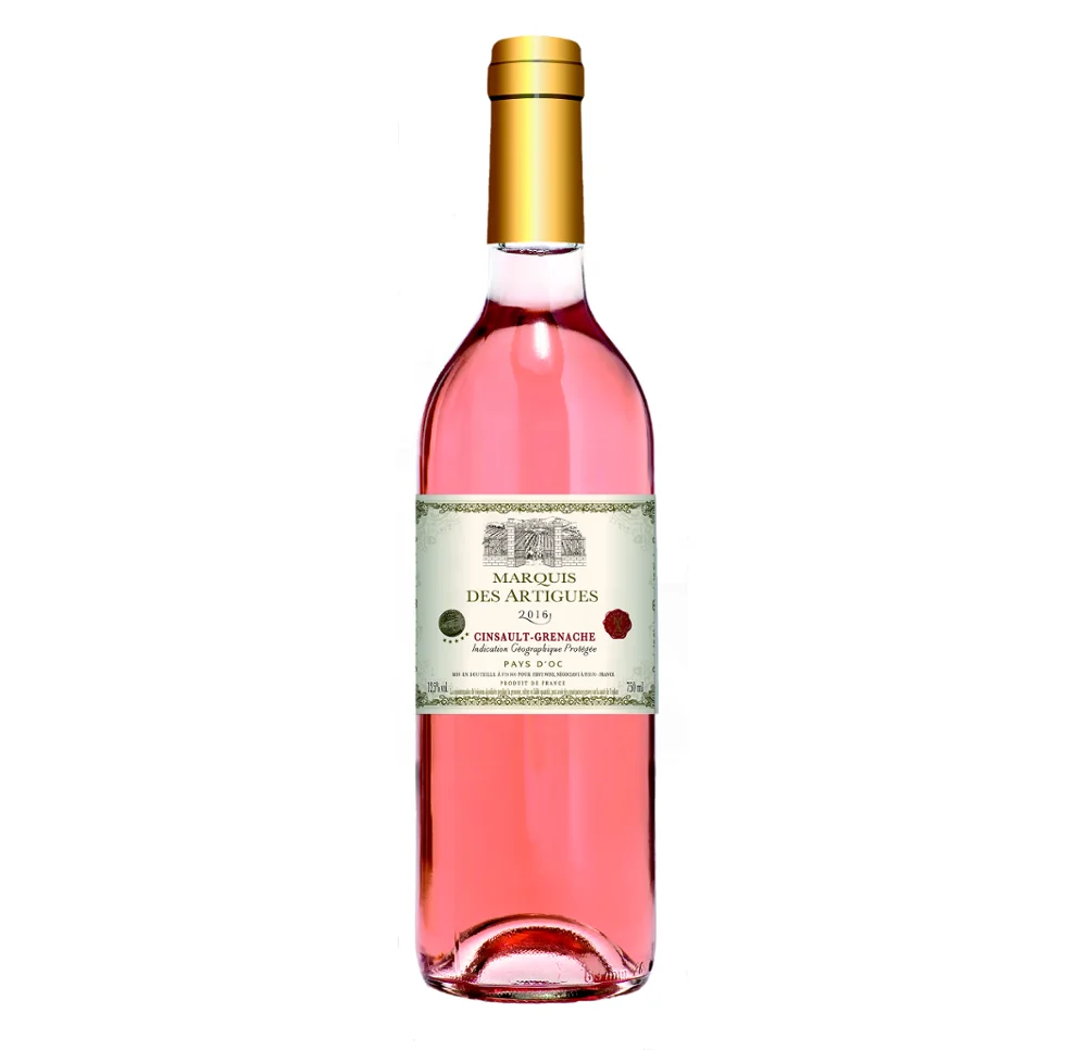 
Высококачественное французское вино Marquis des Artigues Cinsault grenachrose IGP OC 