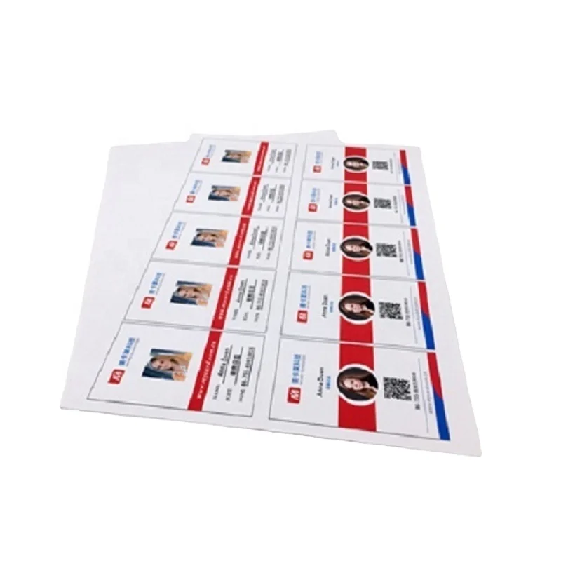 WENLIN white rigid pvc sheet a4 inkjet pvc fusing sheets