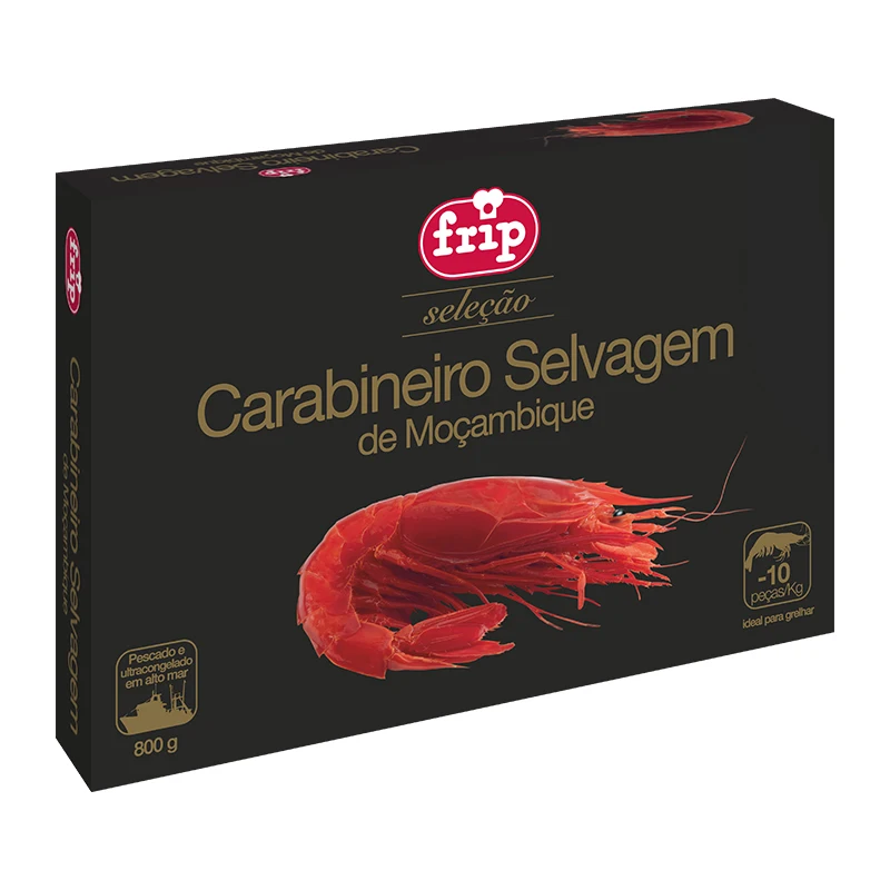 Giant Scarlet Shrimp frozen seafood from deep Mozambique waters high quality frozen food