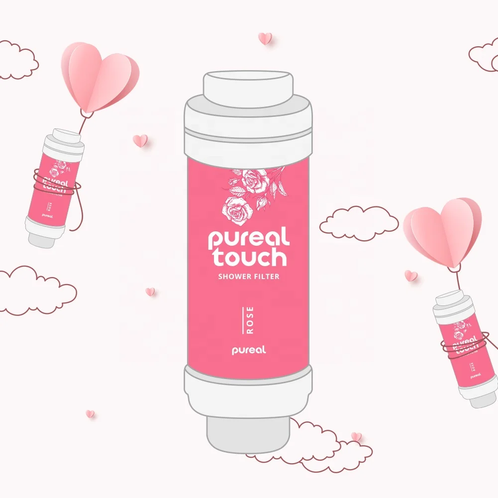 Pureal Vitamin shower filter rose scent