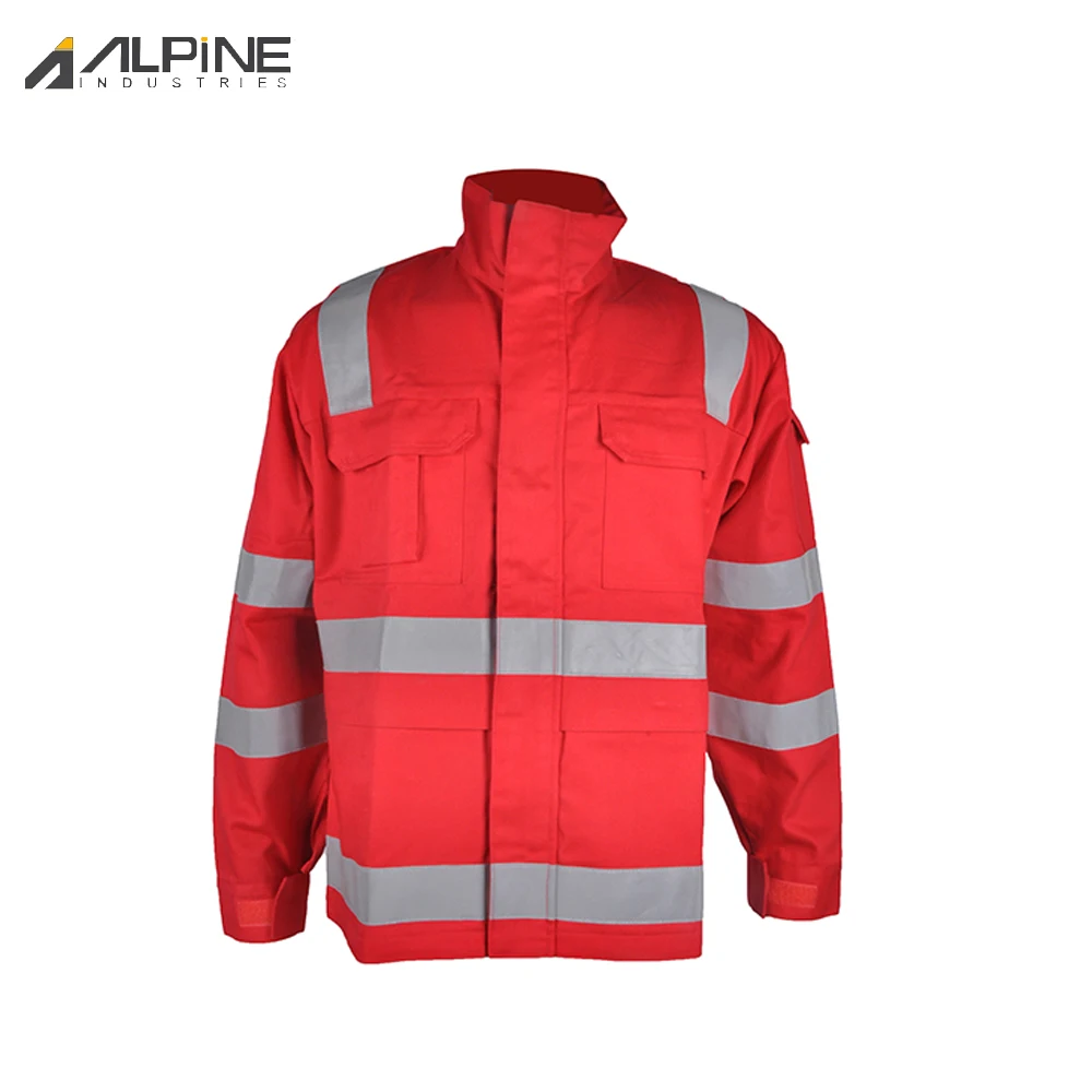 Newest Wholesale Flame Retardant Jacket Hoodies Reflective Flame Retardant Safety Clothing Working Jacket For Unisex