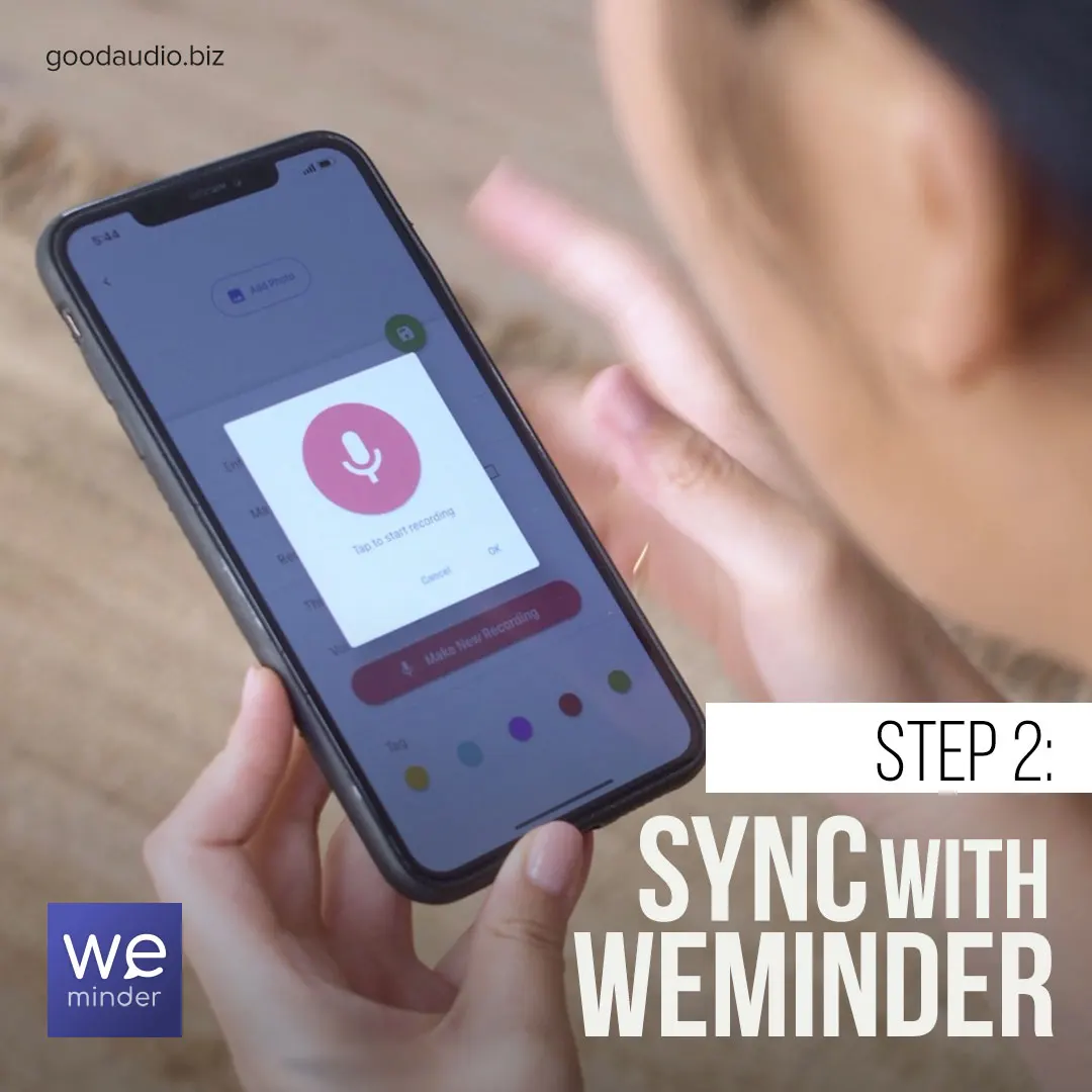 high quality senior care voice reminder for grandma take medicine long lasting battery in red