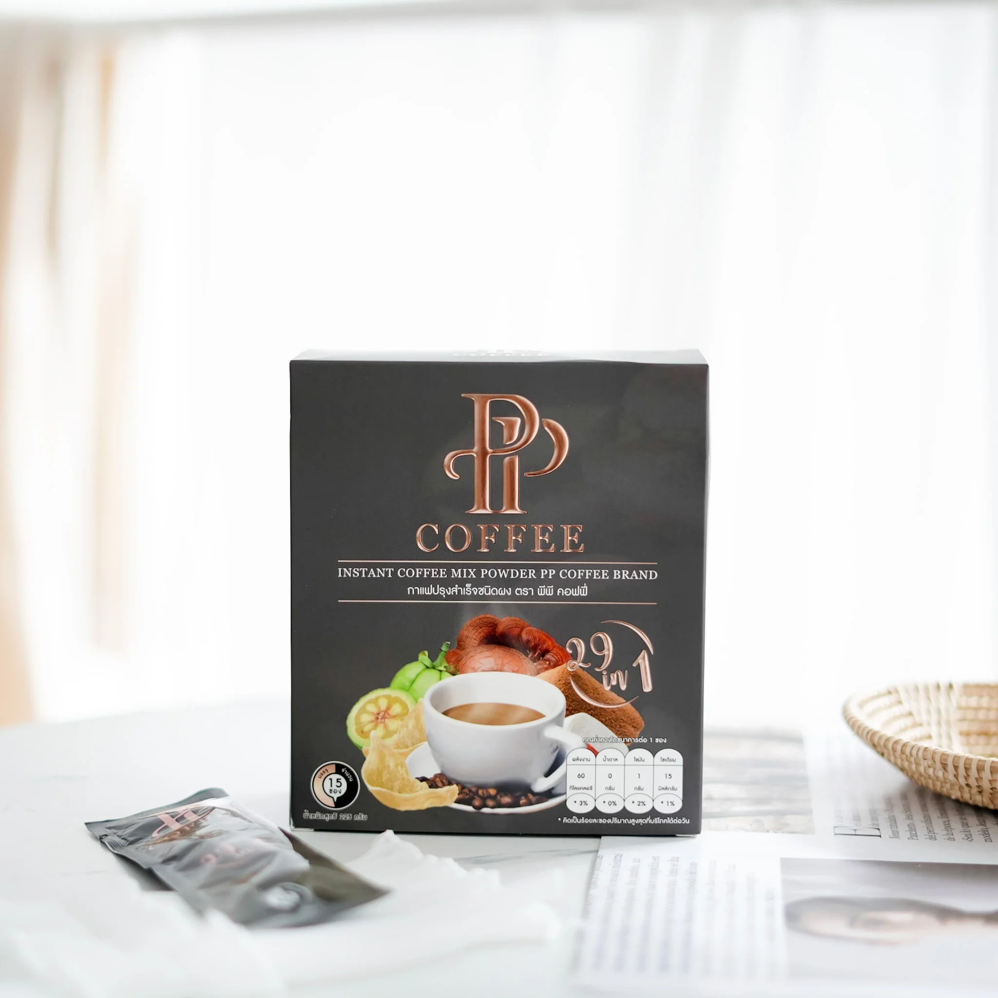 Горячая Распродажа полипропиленовый Кофе 29 в 1 здоровый мгновенный кофе ежедневное питье с низким содержанием калорий Премиум качество из Таиланда